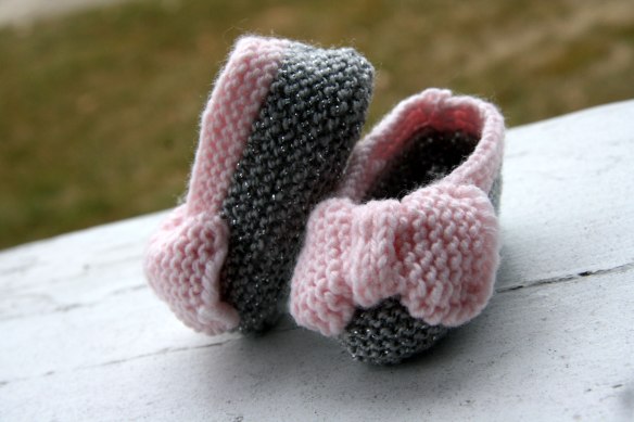 silver-and-pink-baby-bootie